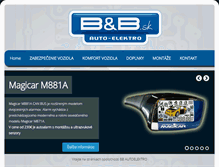 Tablet Screenshot of bb-autoelektro.sk